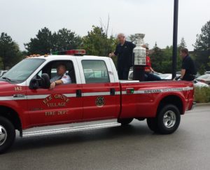 Blackhawks, Stanley Cup, Rally, John Mcdonough, Elk Grove Village Fire Department, Fireworks